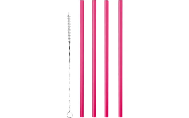 Metaltex Mehrweg Trinkhalme Inkl. Reinigungsbürste 12-tlg.