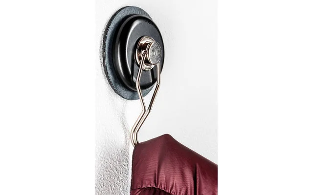 Silwy® The One Metall Magnethaken Inkl. Metall-Nano-Gel-Pad 7,5 Cm 2-tlg. Schwarz – Bild 2