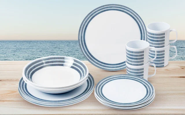 Brunner Bluebay Melamin-Set 16-tlg. – Bild 2