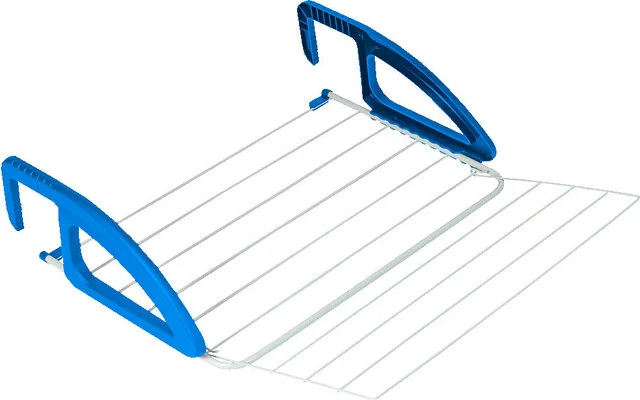 Metaltex Bries Heizungs- Und Balkonwäschetrockner Blau / Weiß – Bild 2