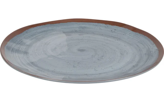 Bo-Camp Melamin Geschirr Set 12-tlg. Blau / Braun – Bild 3