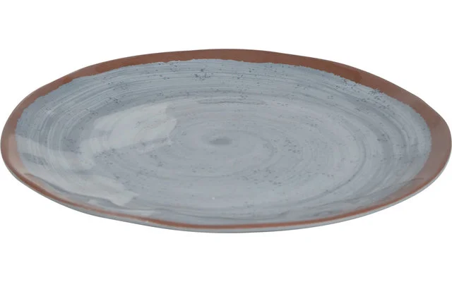 Bo-Camp Melamin Geschirr Set 12-tlg. Blau / Braun – Bild 4