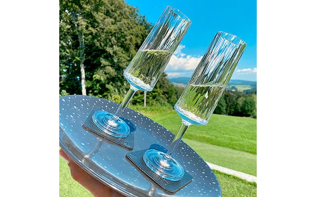 Silwy® Sekt Magnet Kunststoffgläser 2 Stück (150 Ml) – Bild 2