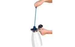 Wenko Silikon Flaschenbürste Blau