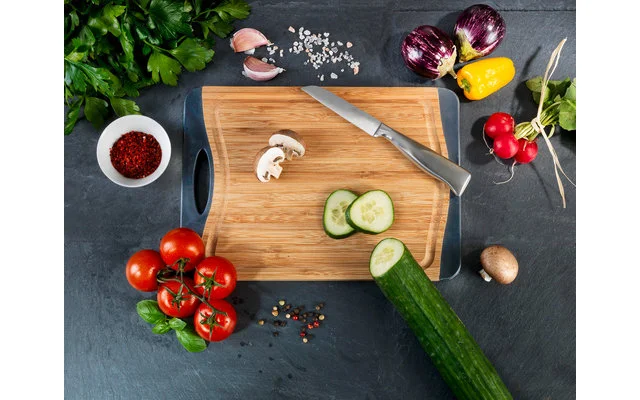 Wenko Schneidebrett Bambus Anti-Rutsch 28,5 X 1,5 X 20 Cm – Bild 3