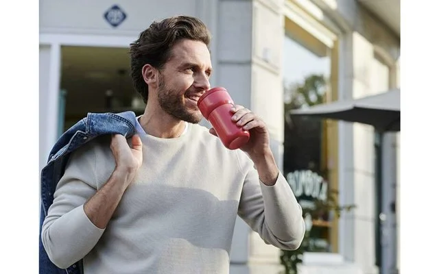 Mepal Ellipse Reisebecher 275 Ml Nordic Denim – Bild 2