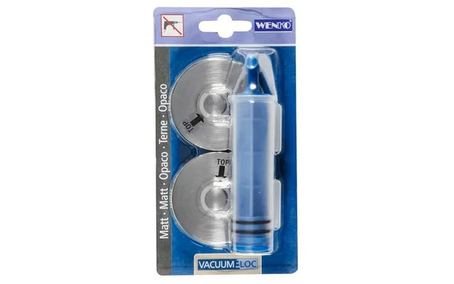 Wenko Vacuum-Loc Adapter Matt Premium 2er Set Befestigen Ohne Bohren