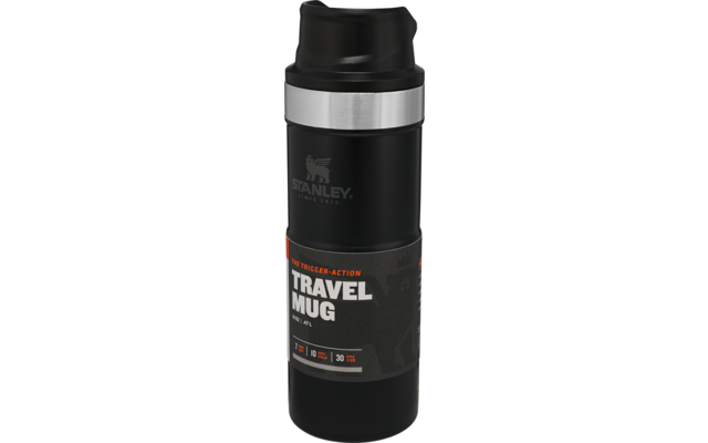 Stanley-1913 Stanley Classic Trigger Action Travel Becher 470 Ml Schwarz Matt – Bild 5