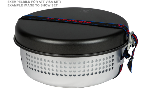 Trangia Trangiakök 27-9 UL / HA Campingkochset 3- Teilig Mit Spiritusbrenner Set 1 Grau – Bild 2