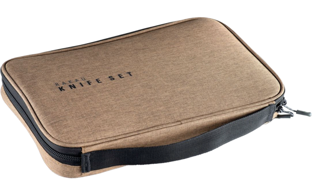 GSI Rakau Gourmet Messer Set Inklusive Schneidebrett Und Messerschärfer 7 Teilig – Bild 2