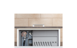 Rotho Spacewonder Geschirrabtropfer Faltbar Cool Grau