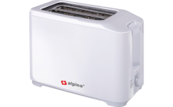 Alpina Doppelschlitz Toaster 700 W Weiß